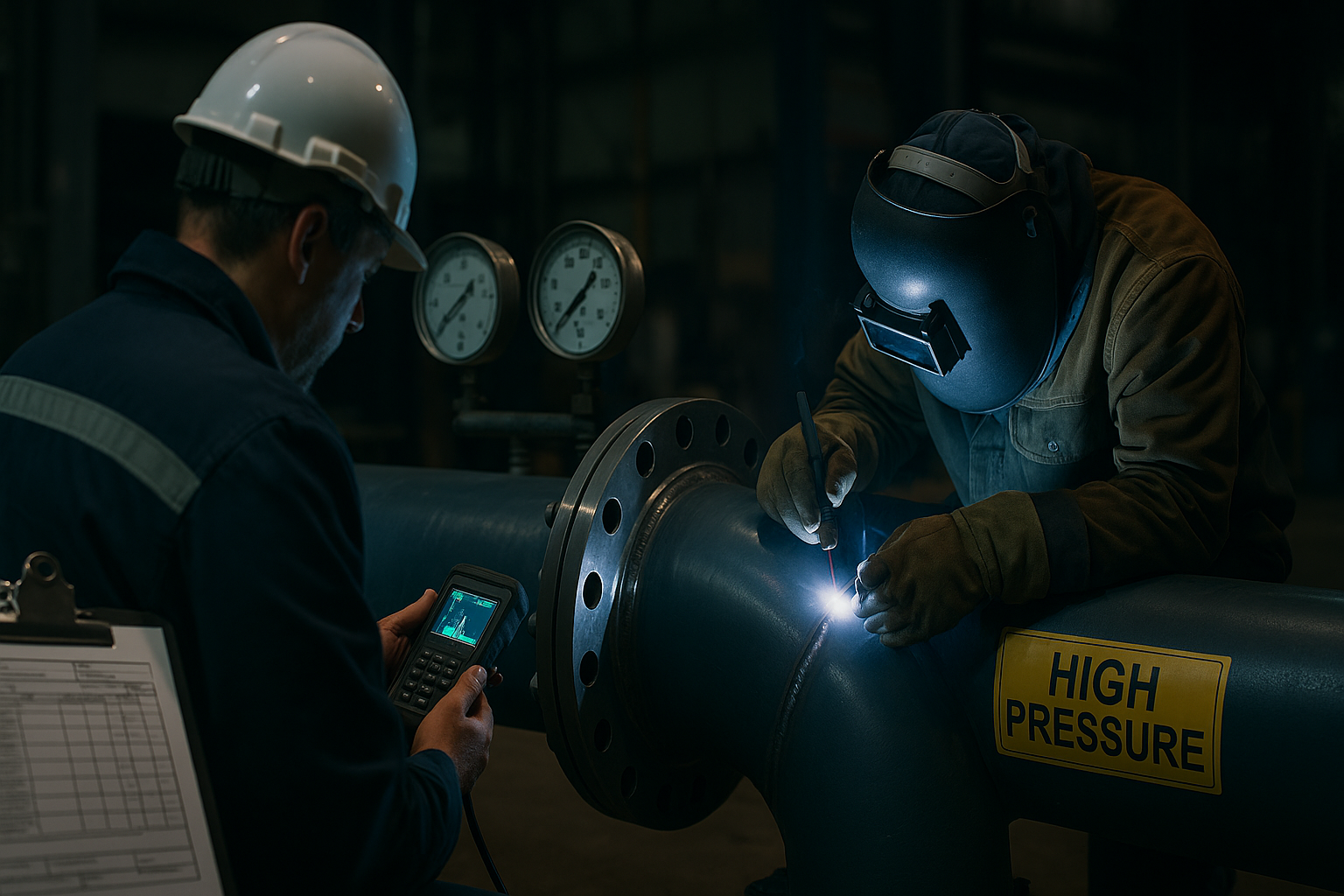 Сварка трубопроводов высокого давления: допуски, контроль и ответственность