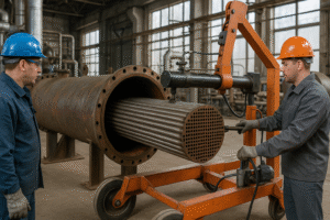Экстракция трубных пучков по-человечески: когда достают «сердце» теплообменника