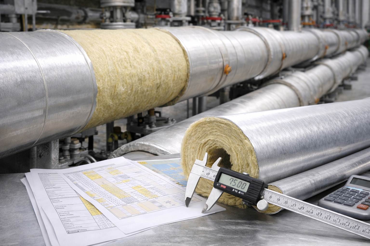 Тепловая изоляция горячих трубопроводов: нормы, материалы, расчёт толщины